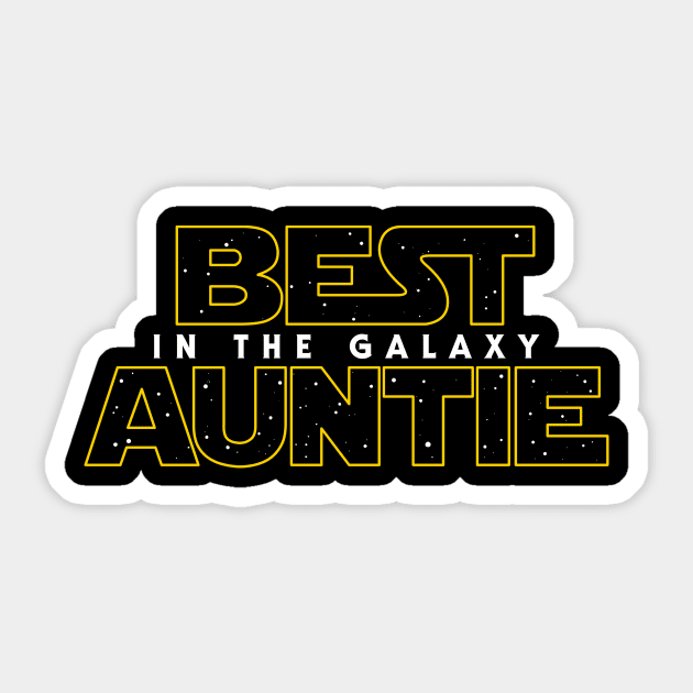 Best Auntie in the Galaxy v2 Sticker by Olipop